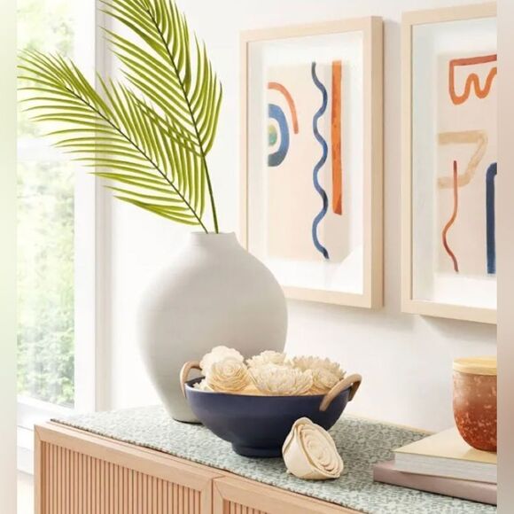 Threshold Green Palm Stems (2).  NWT - Picture 4 of 5